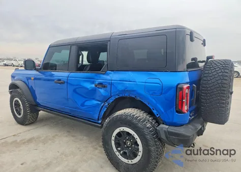 2024 Ford Bronco Badlands из США, поврежденный, VIN 1FMEE9BP6RLB46853